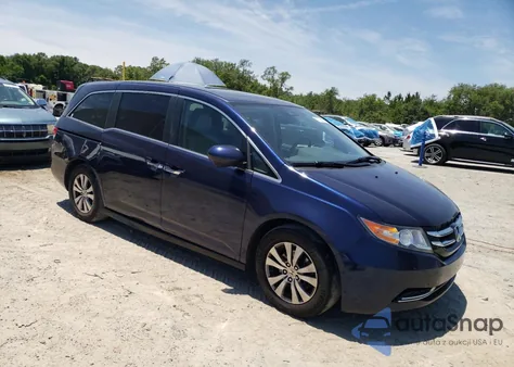 2015 Honda Odyssey Exl z USA, uszkodzony, nr VIN 5FNRL5H65FB005662